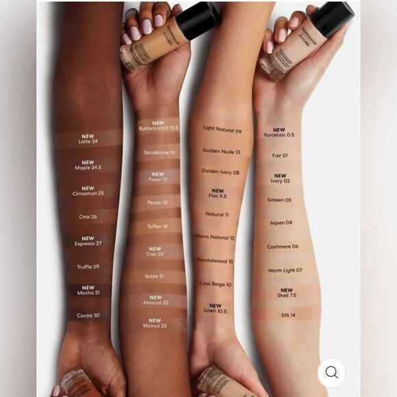 NIB-BARE MINERALS BARE PRO Performance Wear Liquid Foundation SPF20 Golden Ivory - Picture 3 of 5